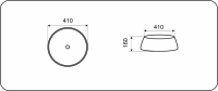 Умывальник CeramaLux J2094 Умывальник CeramaLux J2094