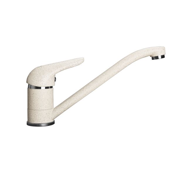 Смеситель для кухни GranFest 2124, белый