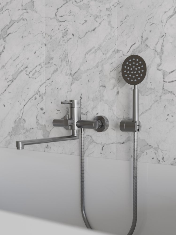 Смеситель для ванны Knotlor SS-03, сатин