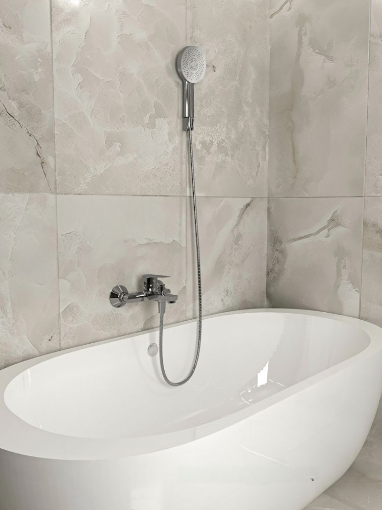 Смеситель для ванны Knotlor KN-14, хром