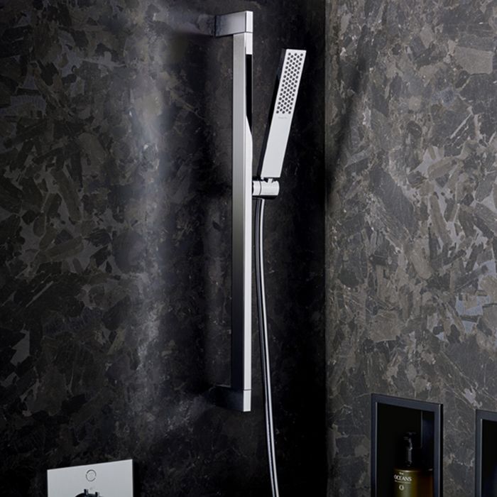 HG Pulsify E Душевой набор 100 1jet EcoSmart со штангой 65 см, хром