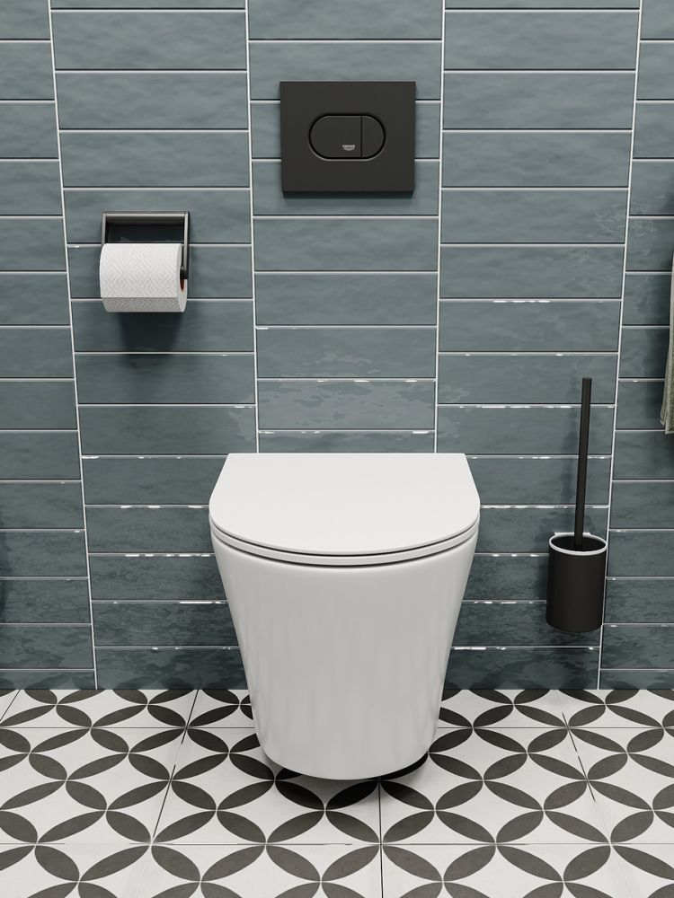 Унитаз подвесной Maretti Elio безободковый с микролифтом, EL10PBM64-844, белый, артикул EL10PBM64-844