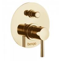 Bongio T Mix Встраиваемый смеситель для душа 2 источника, цвет золото