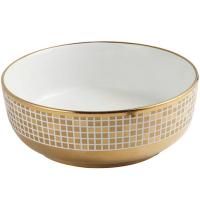 Раковина Melana 38 MLN-T4003-G2 Белая Золото