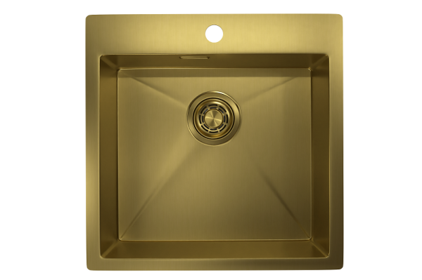 Кухонная мойка GRANULA (5151, ЗОЛОТО САТИН)