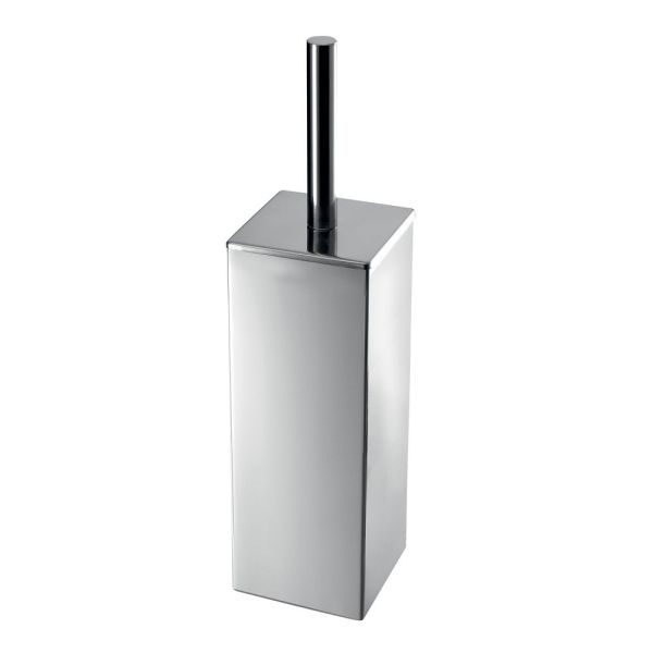 Gedy Teseo, напольный металлический ёрш, цвет хром