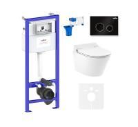 Комплект для подвесного унитаза 7 в 1 Lavinia Boho Relfix Smart V-Clean 87561182