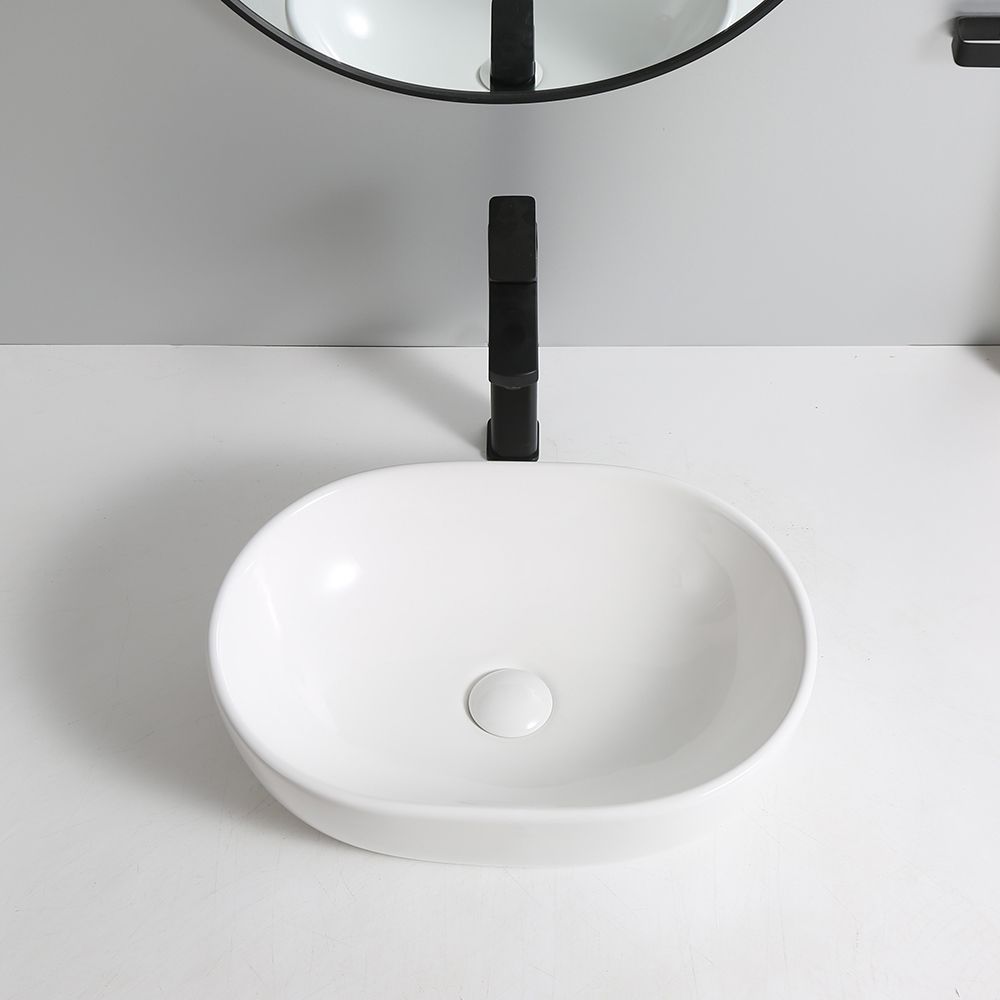 Раковина чаша WesnaArt NOVA 4030-NOV03, белый, артикул 4030-NOV03