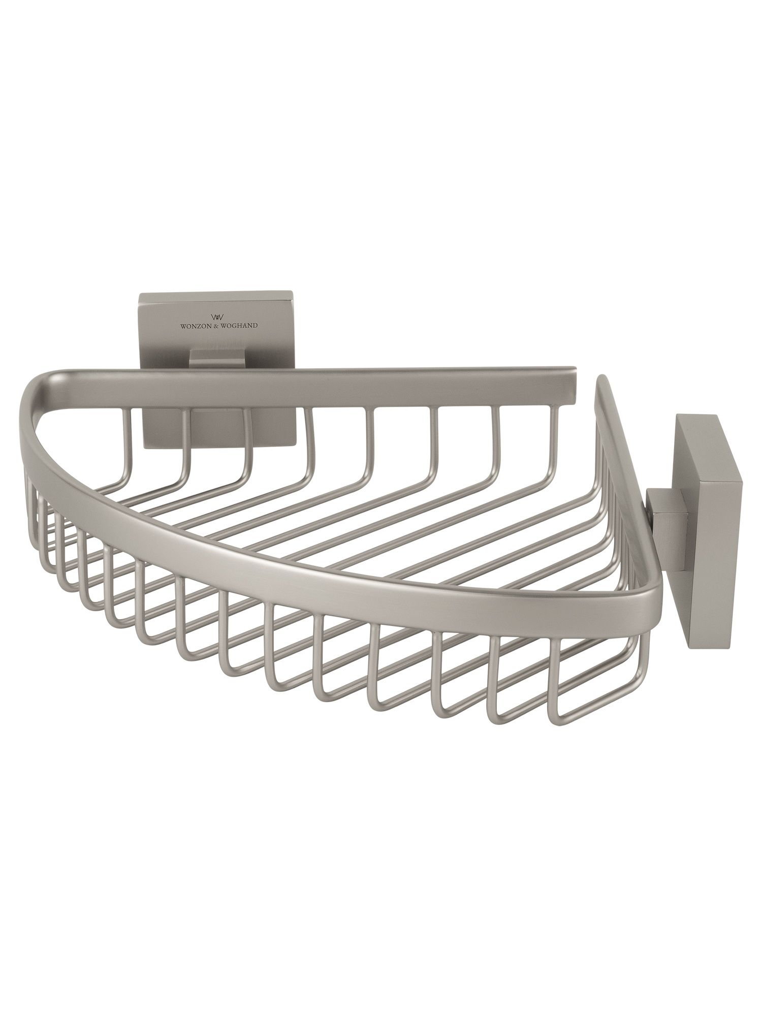 Полка для ванной угловая WONZON & WOGHAND POLO, Брашированный никель (WW-8944-BN)