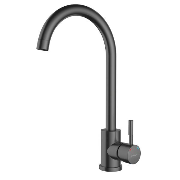 Смеситель для кухни GranFest Z-5410, графит