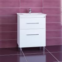 Тумба под раковину СаНта Вегас 65 226028 напольная, цвет белый (ум. Оскар 65)