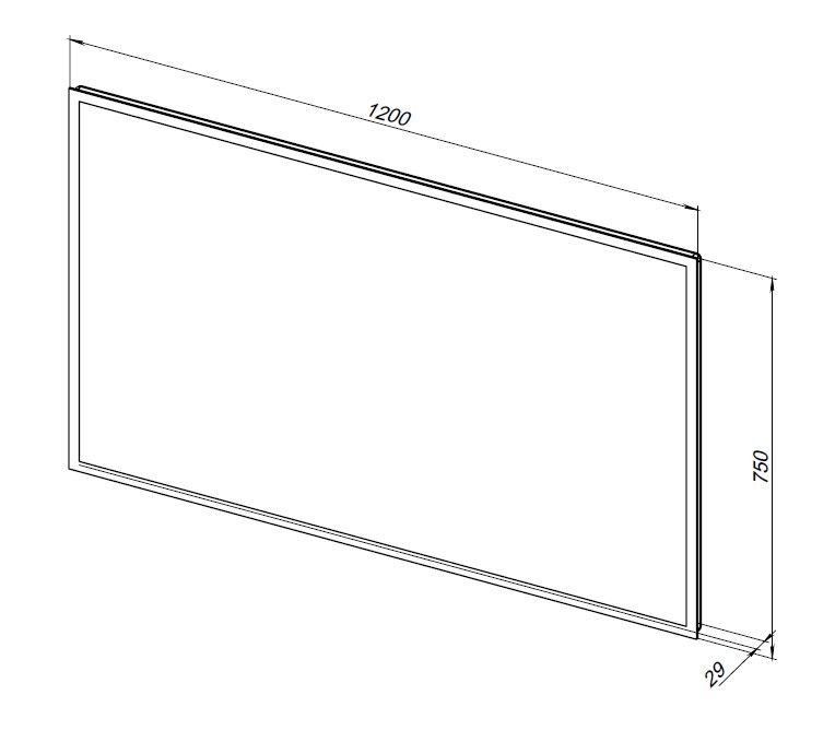 Зеркало Aquanet Оптима 120 белый матовый Зеркало Aquanet Оптима 120 белый матовый