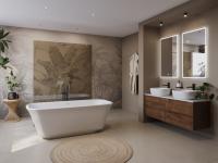 Ванна акриловая отдельностоящая BelBagno BB702 DUE