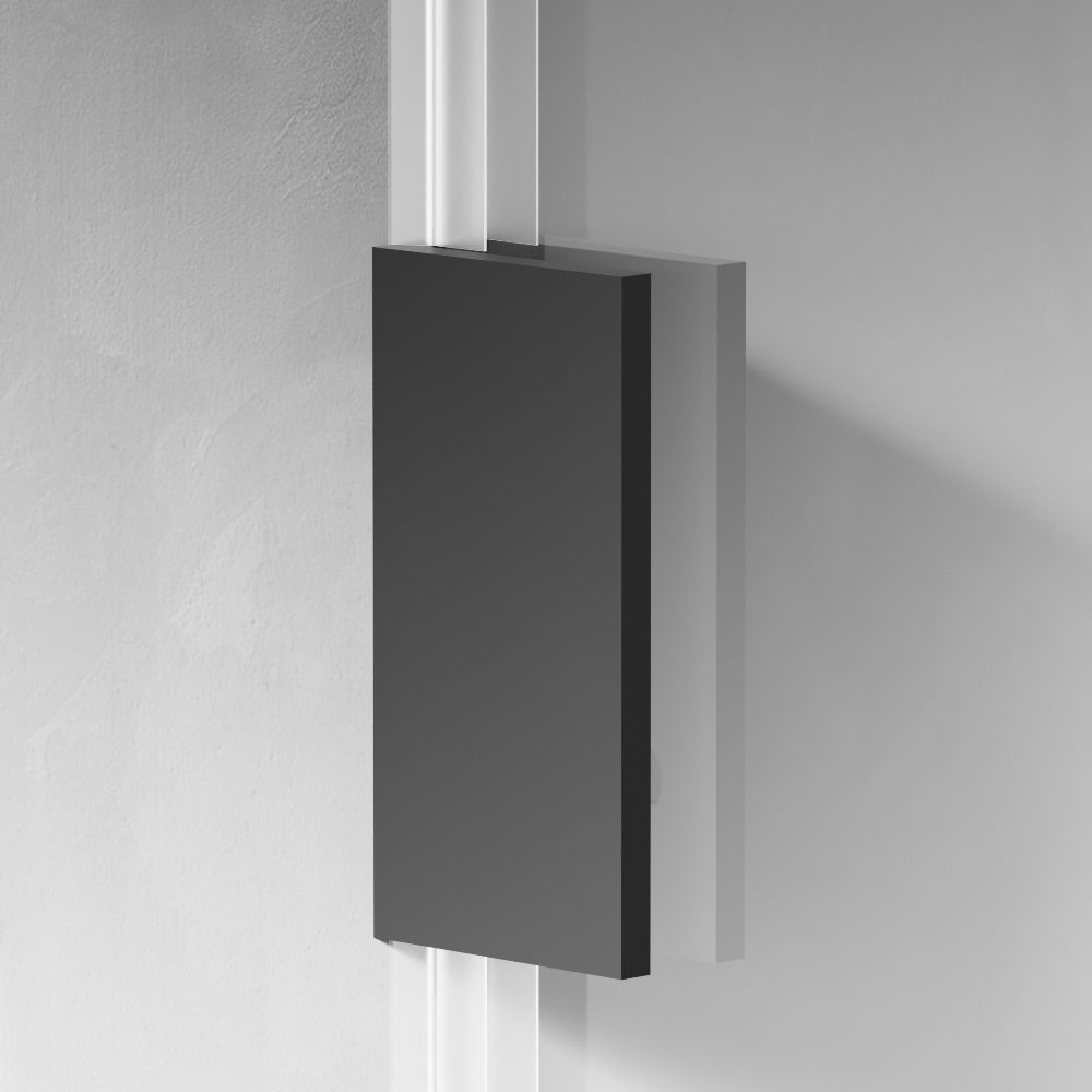 W94WI-80-F1-BTE Душевая перегородка X-Joy 80x195, стекло прозр. 6 мм + покрытие, фурнитура черный W94WI-80-F1-BTE Душевая перегородка X-Joy 80x195, стекло прозр. 6 мм + покрытие, фурнитура черный