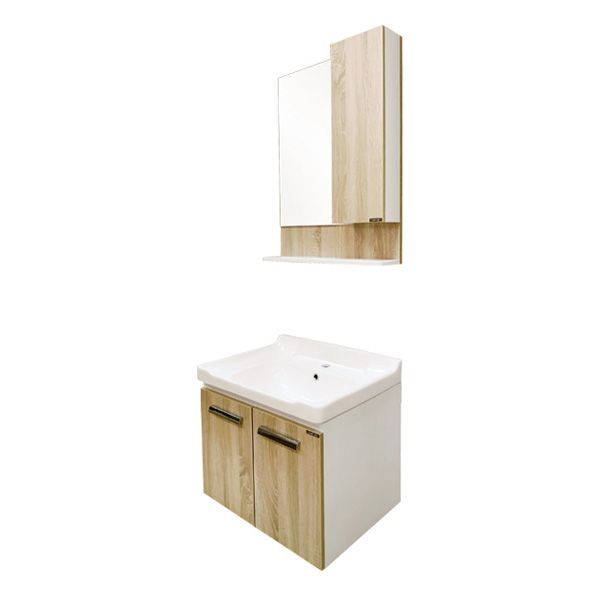 Тумба с раковиной Comforty Рига 60 4142213 подвесная Дуб сонома Тумба с раковиной Comforty Рига 60 4142213 подвесная Дуб сонома