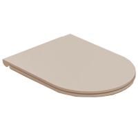 GLOBO Forty3 Сиденье быстросъемное для унитаза FOS02/FOS03/FOS05/FO001/FO002/FOB03/FOB05/FOB01/FOB02, цвет visone/хром, микролифт