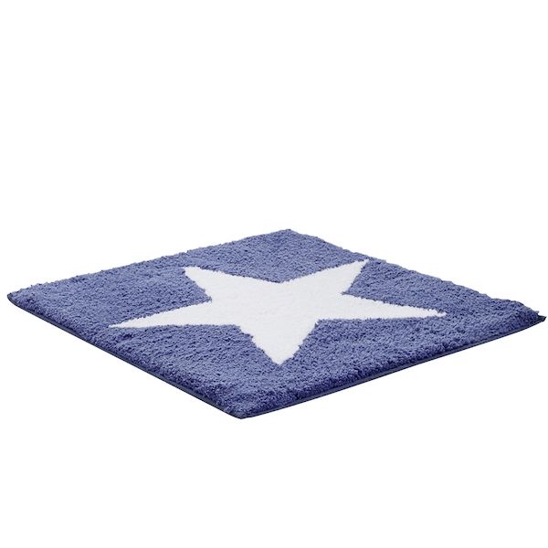 Коврик для ванной комнаты Ridder Star 50x55 Синий Коврик для ванной комнаты Ridder Star 50x55 Синий
