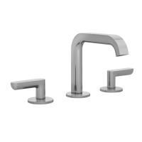 Fantini Icona Deco Смеситель для раковины, 3 отв., без донного клапана, излив 145мм, цвет: никель