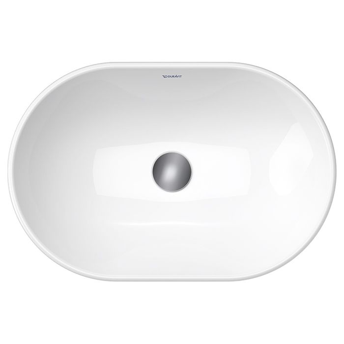 Раковина, Duravit, D-Neo, ширина, мм-600, глубина, мм-400, высота, мм-120, тип установки-накладной, отверстия для смесителя-отсутствуют, материал-керамика, крепления в комплекте, цвет-белый глянцевый, артикул 2372600070