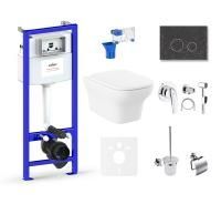 Комплект 10 в 1 Lavinia Boho Bristol Rimless 75110702, премиум с каменной клавишей