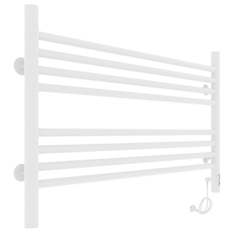 Полотенцесушитель электро "Оливия ЧК8 800*500", белый муар, правый