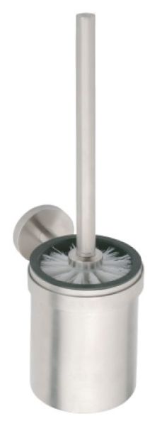 Ёршик для унитаза NEO, черная щетка , матовый хром