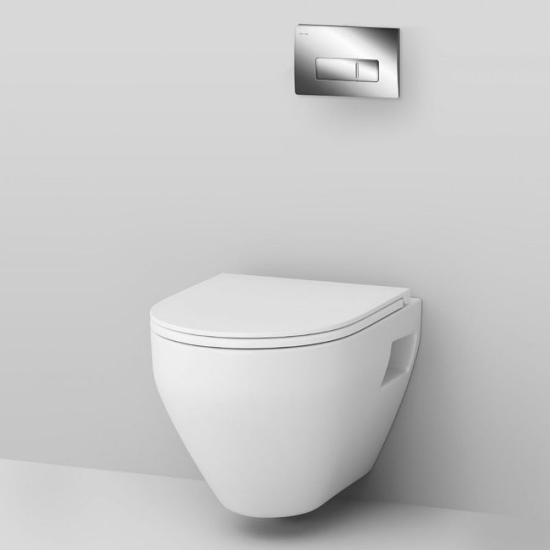 Комплект унитаза с инсталляцией AM.PM Spirit V2.0 FlashClean IS48051.701738 с сиденьем Микролифт и клавишей смыва Хром Комплект унитаза с инсталляцией AM.PM Spirit V2.0 FlashClean IS48051.701738 с сиденьем Микролифт и клавишей смыва Хром