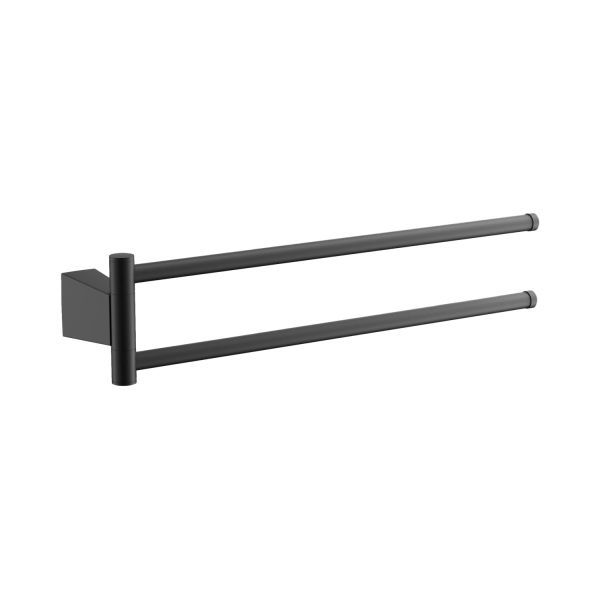 Полотенцедержатель поворотный двойной BELZ B91412, черный