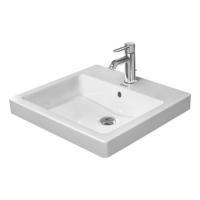 Duravit Vero Раковина  встраиваемый для встраивания сверху, с перел., с 1 отв. под смес., 500x465мм, Цвет: Белый Duravit Vero Раковина  встраиваемый для встраивания сверху, с перел., с 1 отв. под смес., 500x465мм, Цвет: Белый