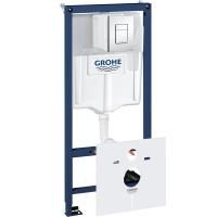 Система инсталляции для унитаза GROHE Rapid SL с панелью смыва (3 режима), комплект 5-в-1 (1,13 м) (38827000) Система инсталляции для унитаза GROHE Rapid SL с панелью смыва (3 режима), комплект 5-в-1 (1,13 м) (38827000)