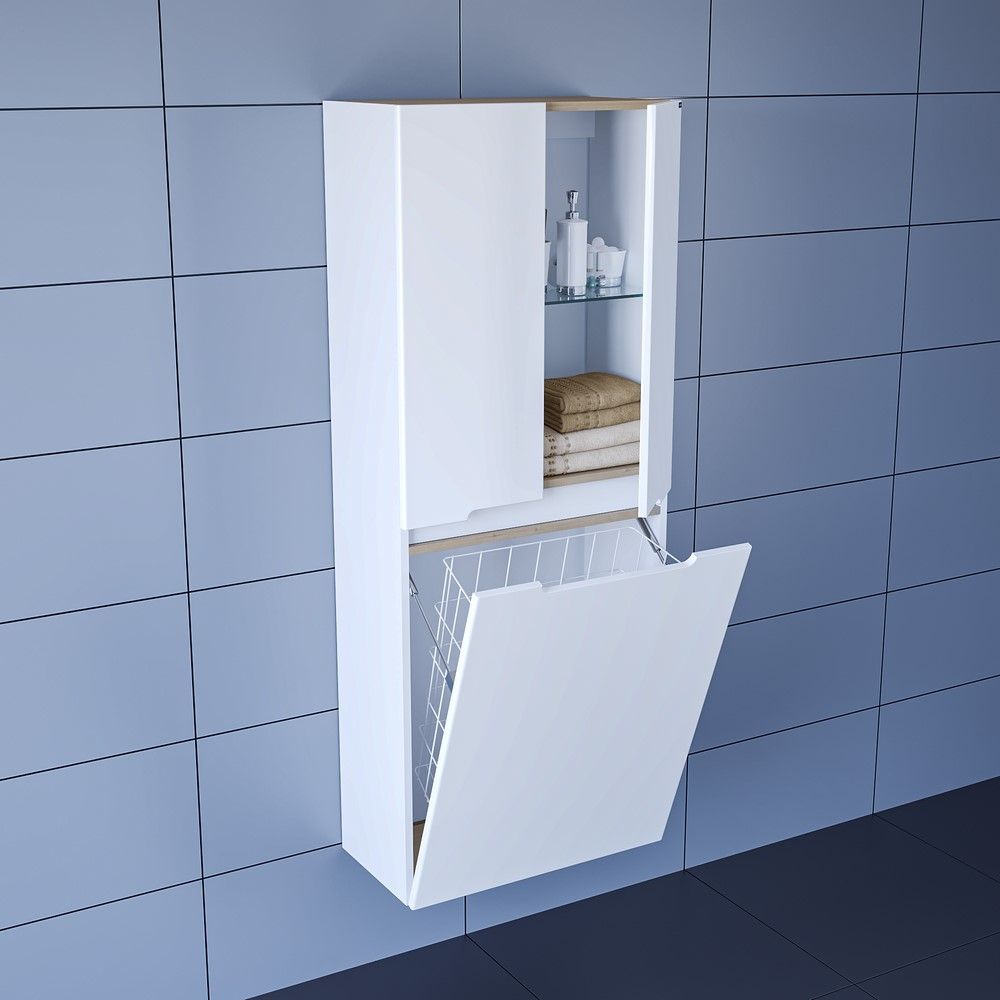 Шкаф-пенал "Лондон 60" б/к подвесная