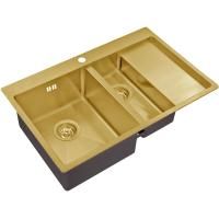 Кухонная мойка ZorG PVD Bronze SZR 5178-2-L BRONZE Бронза Кухонная мойка ZorG PVD Bronze SZR 5178-2-L BRONZE Бронза