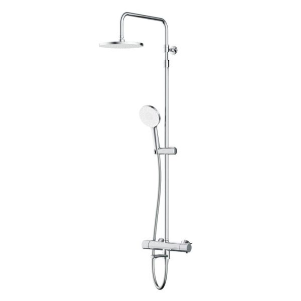 F0785A500 X-Joy, душ.система: см-ль д/ванны/душа с ТМС, душ.штанга,верхний душ 220мм, ручн душ,хром