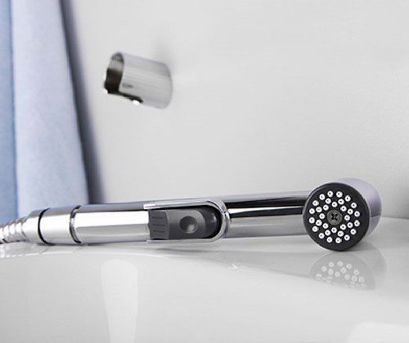 Смеситель для раковины WasserKRAFT Leine 3508 с гигиеническим душем Хром