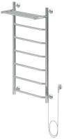 Полотенцесушитель электрический Aquanet Fiona 100х50 Тэн справа, с полкой