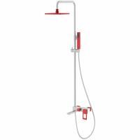 Стойка для душа Q WhiteRed_Комплект