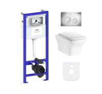 Комплект 6 в 1 Lavinia Boho Bristol Rimless 77040114, премиум с пластиковой клавишей