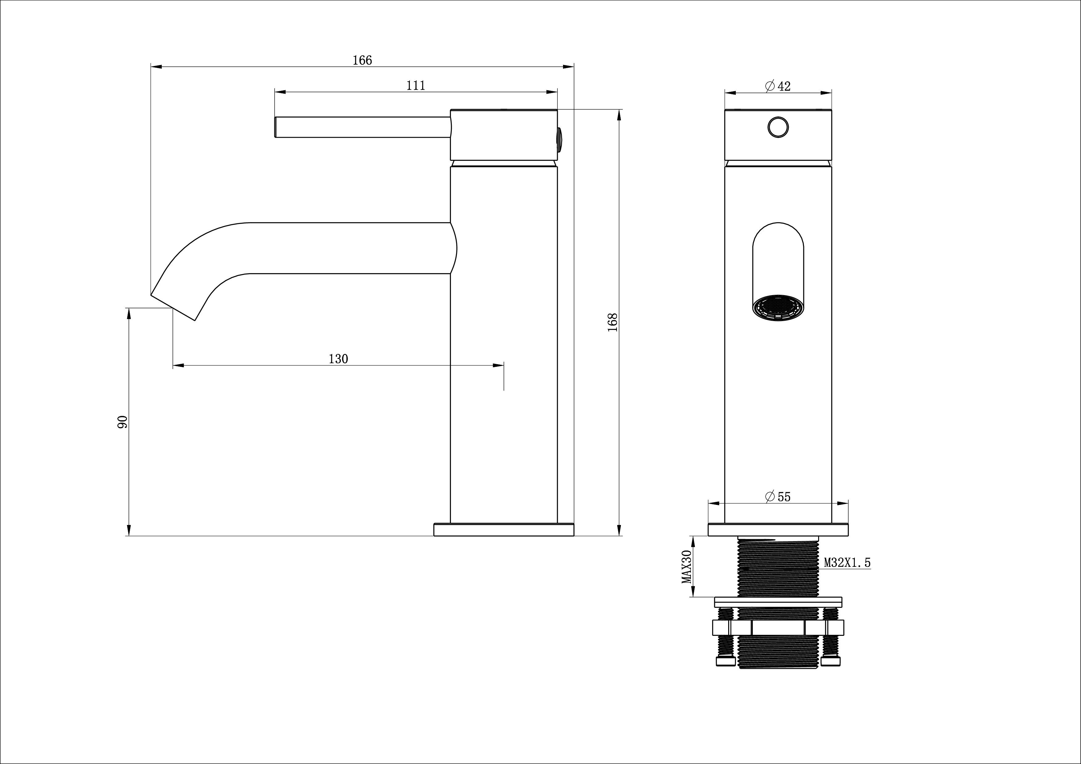 Смеситель для раковины WONZON & WOGHAND, Брашированное золото (WW-88139017-BG) Смеситель для раковины WONZON & WOGHAND, Брашированное золото (WW-88139017-BG)