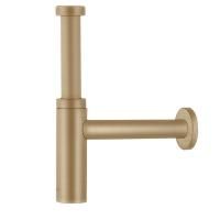 Сифон, Hansgrohe, Flowstar S, для раковины, тип-бутылочный, 1 1/4", цвет-шлифованная бронза, дизайнерский, комплект поставки-погружная трубка,мм-140, горизонтальная трубка, розетка,мм-Ø 72, диапазон регулировки,мм-60–165, расстояние от стены,мм-330 Сифон, Hansgrohe, Flowstar S, для раковины, тип-бутылочный, 1 1/4", цвет-шлифованная бронза, дизайнерский, комплект поставки-погружная трубка,мм-140, горизонтальная трубка, розетка,мм-Ø 72, диапазон регулировки,мм-60–165, расстояние от стены,мм-330