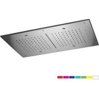 Daniel, встроенная лейка для душа (3х режимная) с 7 цветной светодиодной подсветкой, диаметр 400х700 мм, цвет хром