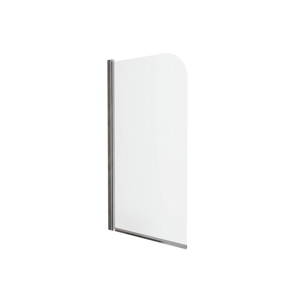 Шторка на ванну распашная Knotlor BS080CG0C 140х80, хром