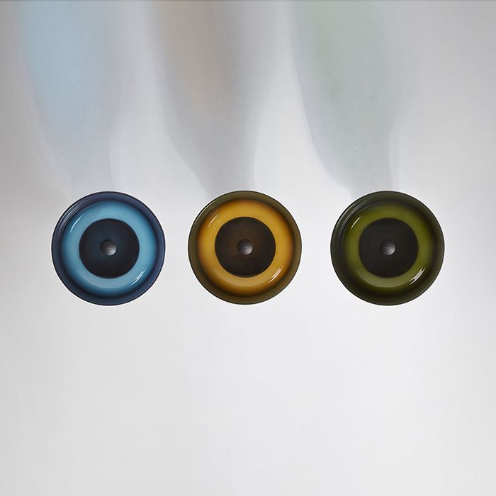 ANTONIO LUPI Borghi  Раковина накладная Ø50х33 см, для установки на пьедестал, Cristalmood, с донным клапаном, цвет Oleo ANTONIO LUPI Borghi  Раковина накладная Ø50х33 см, для установки на пьедестал, Cristalmood, с донным клапаном, цвет Oleo