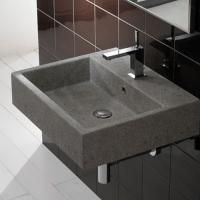 Globo Le Pietre Раковина накладная 60*50*14 см, цвет вулканический серый