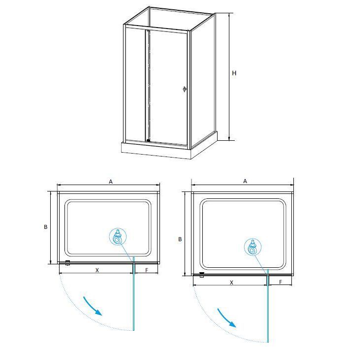 Душевая кабина RGW AN-207 (700x900, Белый)