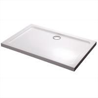 Акриловый поддон для душа Black&White Stellar Wind Slim Line RS-0810 100x80 Белый