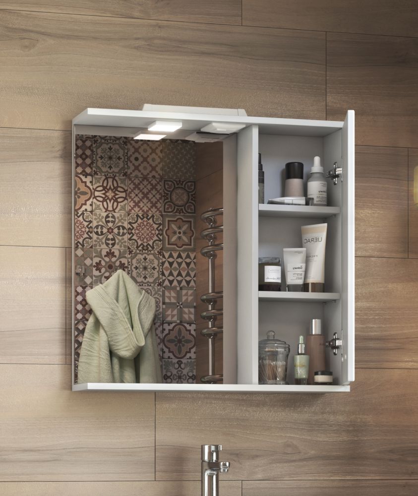 Зеркало со шкафом VIGO Diana z.DIA.70.R.El, 70 см, артикул z.DIA.70.R.El