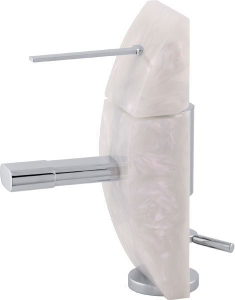 Mariner Eau de Mariner, однорычажный смеситель для раковины с донным клапаном, цвет белый жемчуг