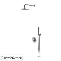 Система для душа скрытого монтажа OMNIRES Y SYSY16NI (никель)