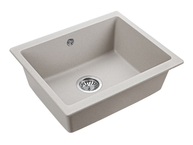 Кухонная мойка Paulmark Gera 55 PM205546-GR Серая Кухонная мойка Paulmark Gera 55 PM205546-GR Серая