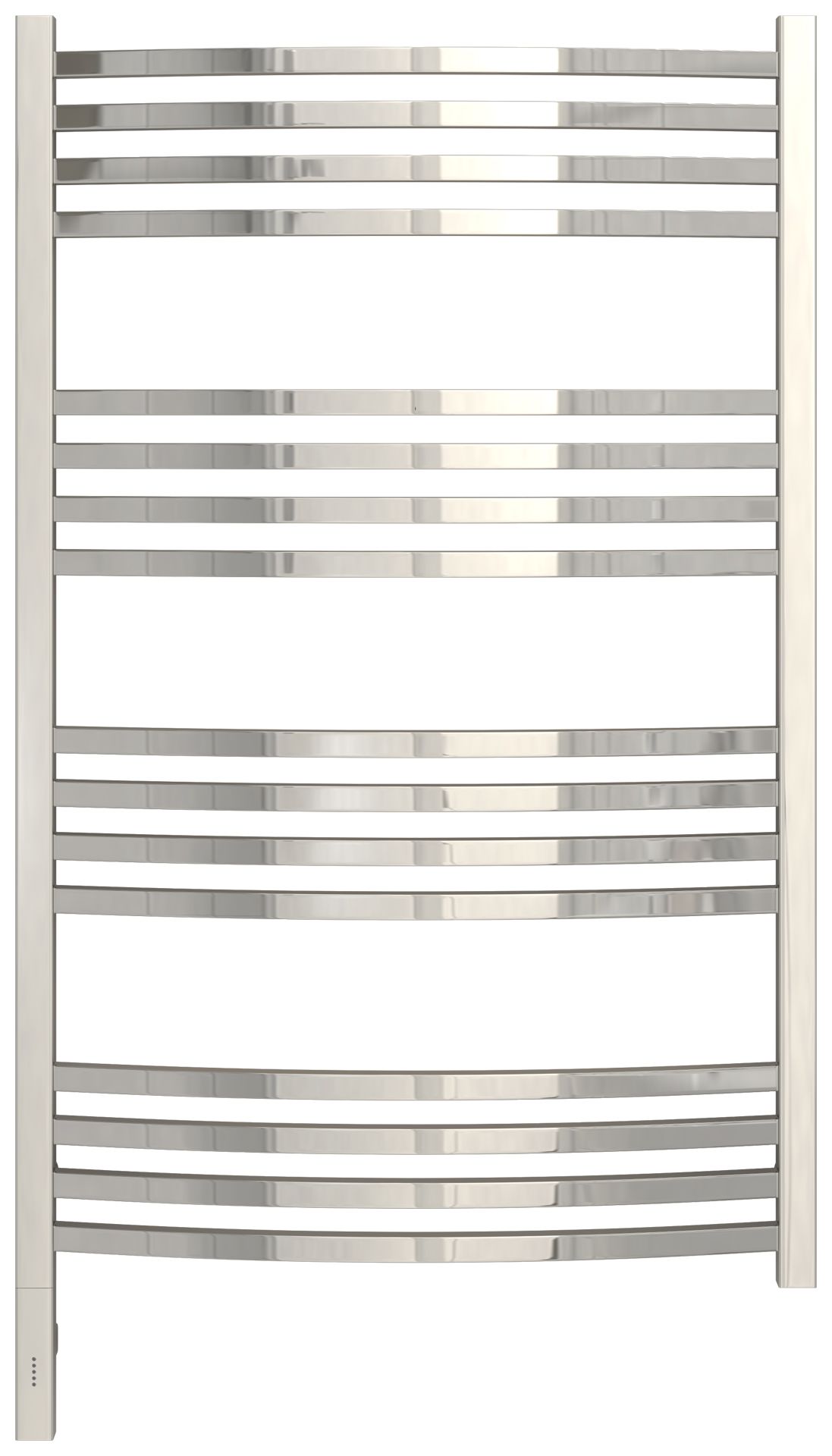 Полотенцесушитель, Сунержа, Аркус 3.0, электрический, ширина, мм-630, глубина, мм-115, высота, мм-1120, межосевое расстояние-600, подключение-слева, электрокомплект-МЭМ, мощность, Вт-300, материал-нержавеющая сталь, цвет-сталь